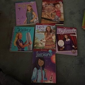 6 American girl books